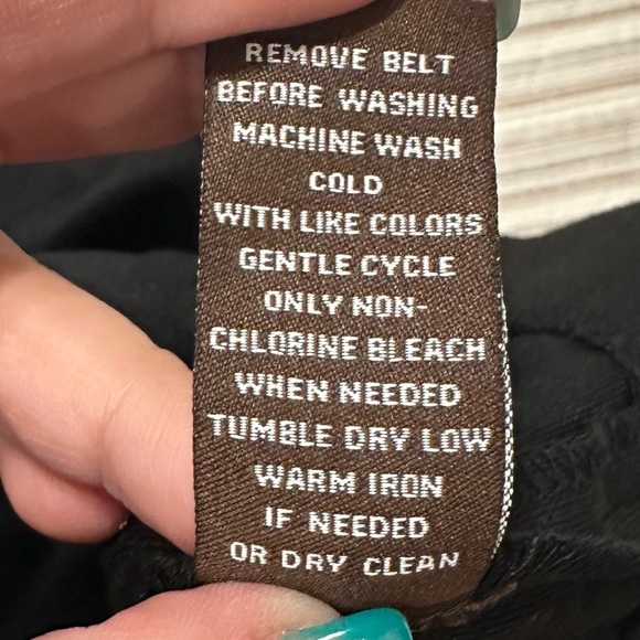 Adrienne Vittadini Black And Leopard Belted Dress, Size 4 - Picture 12 of 12